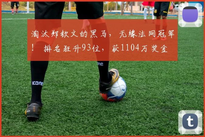 淘汰郑钦文的黑马，无缘法网冠军！ 排名狂升93位，获1104万奖金