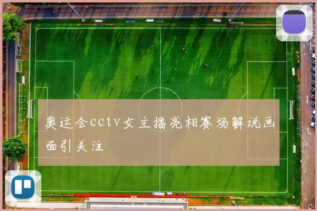 奥运会cctv女主播亮相赛场解说画面引关注